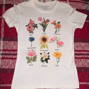 Flower tee